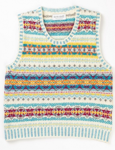 Eribe Westray Fairisle Vest Budgie